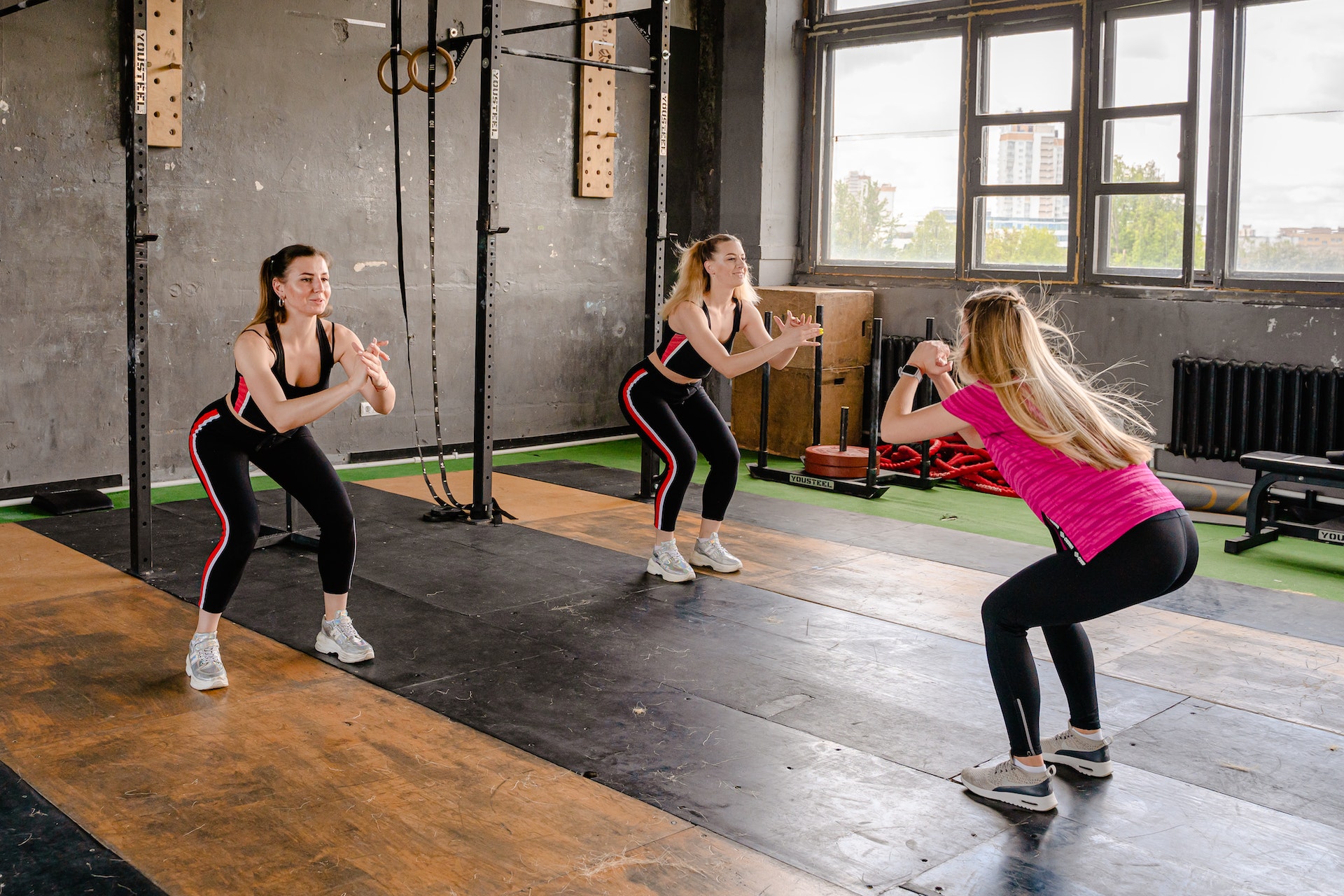 Esercizi fisici in palestra